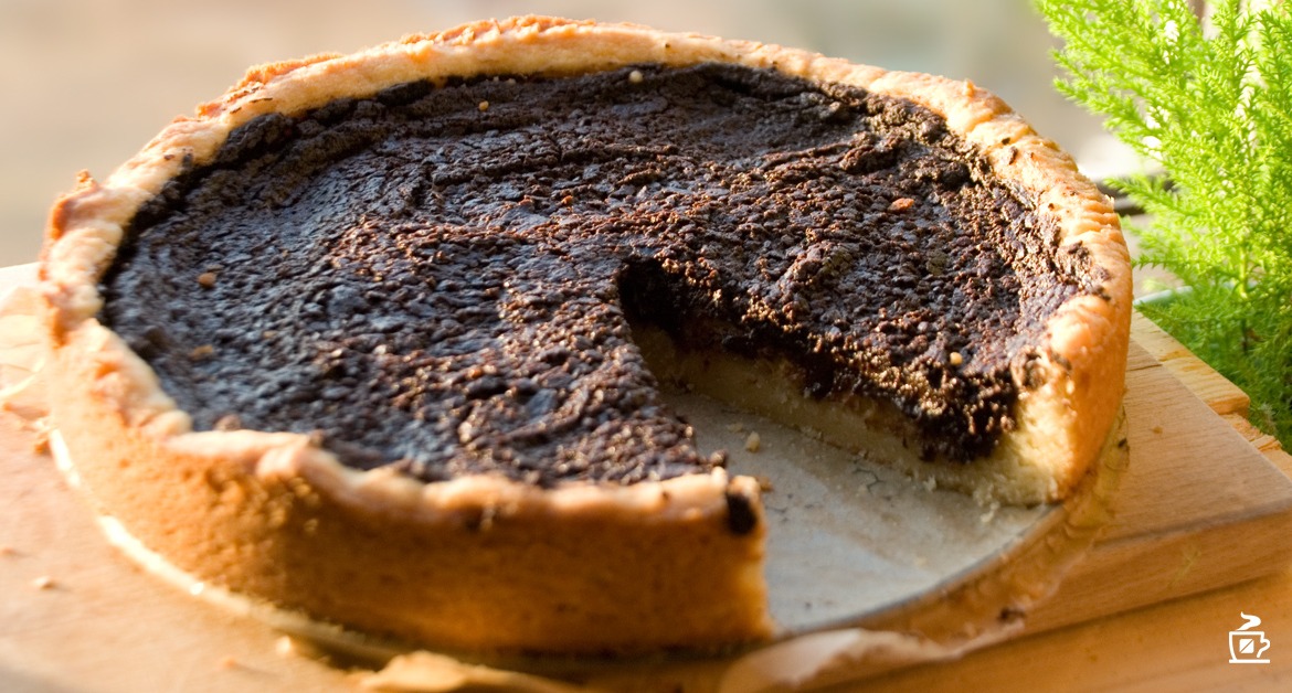 Prosta tarta czekoladowa z bananami