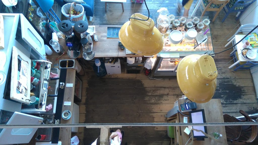 Kawa z widokiem na okrągło